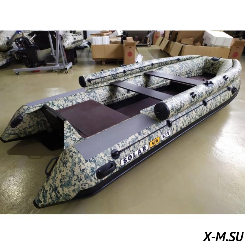 Лодка надувная моторная SOLAR-520 Super Jet tunnel (RIB) Лодка надувная моторная SOLAR-520 Super Jet tunnel (RIB)