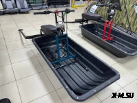 Модуль толкач IKUDZO TERRAIN  (600 гусеница, усилен, с подогревом ручек) Цв. Черно-синий