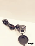 Прикуриватель 277А4 с USB для мото, снегоходов, мотобуксировщиков, квадроциклов., USB с выключателем