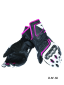 Перчатки CARBON D1 LONG LADY BLACK/WHITE/FUCHSIA