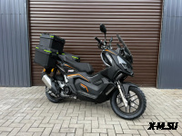 МаксиСкутер PROMAX ADV-Extra 250(49) (EFI, ABS, BOX, AUDIO) Черно-оранжевый