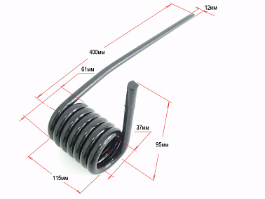 Пружина тележки задняя правая 291202-800-0100