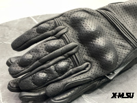 Перчатки взрослые REVIT XD2-56 с перфорацией цв. Черный р. XXL