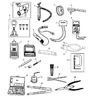 Инструменты (Часть 1) 4-Х ТАКТНОГО ПЛМ MERCURY 30 Серийный номер от 0T409000 до 1B226999