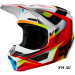 Мотошлем подростковый Fox V1 Motif Youth Helmet Red/White
