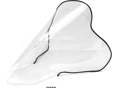 Стекло ветровое для снегохода Yamaha FX NYTRO увеличенное (высота 64см, толщина 2мм, МПК)