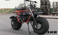 МОТОЦИКЛ СКАУТ-7 БОЦМАН 2, КОЛЕСА GIANT (ФАРА, ЭЛ.СТ. ПЕРЕД И ЗАД ПОДВ., 8,0 Л.С.,РУЧ. СТАРТ. АКЦИЯ