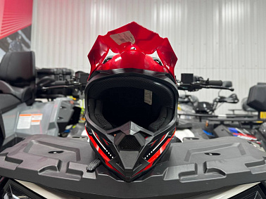 Шлем кроссовый HETOSHI AD3-12 цв. Черно-красный  р. S